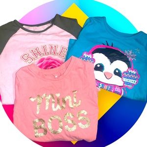 Set of 3 long sleeve shirts. Sold as a set
